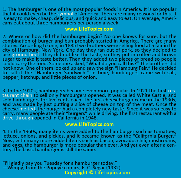 Life Topics Text