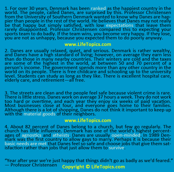 Life Topics Text