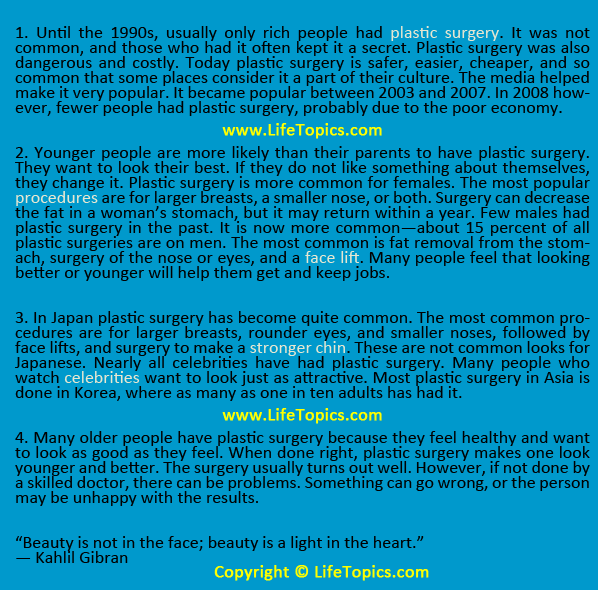 Life Topics Text