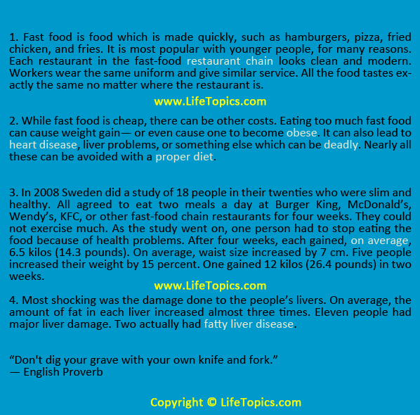 Life Topics Text