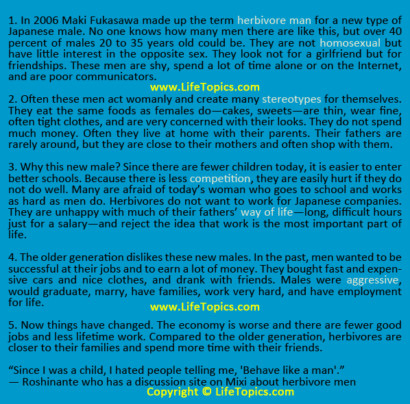 Life Topics Text
