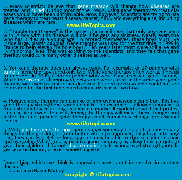 Life Topics Text